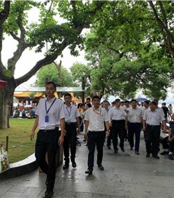 砥砺奋进的湖滨安保队圆满完成“安全护航”任务